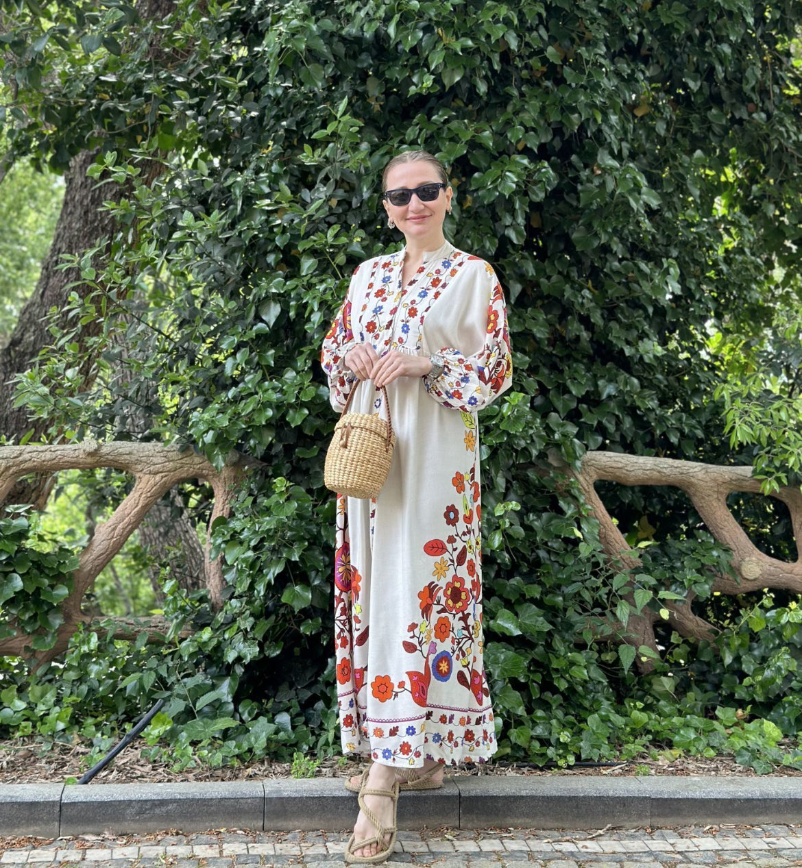 Off-white Blossom Dress
