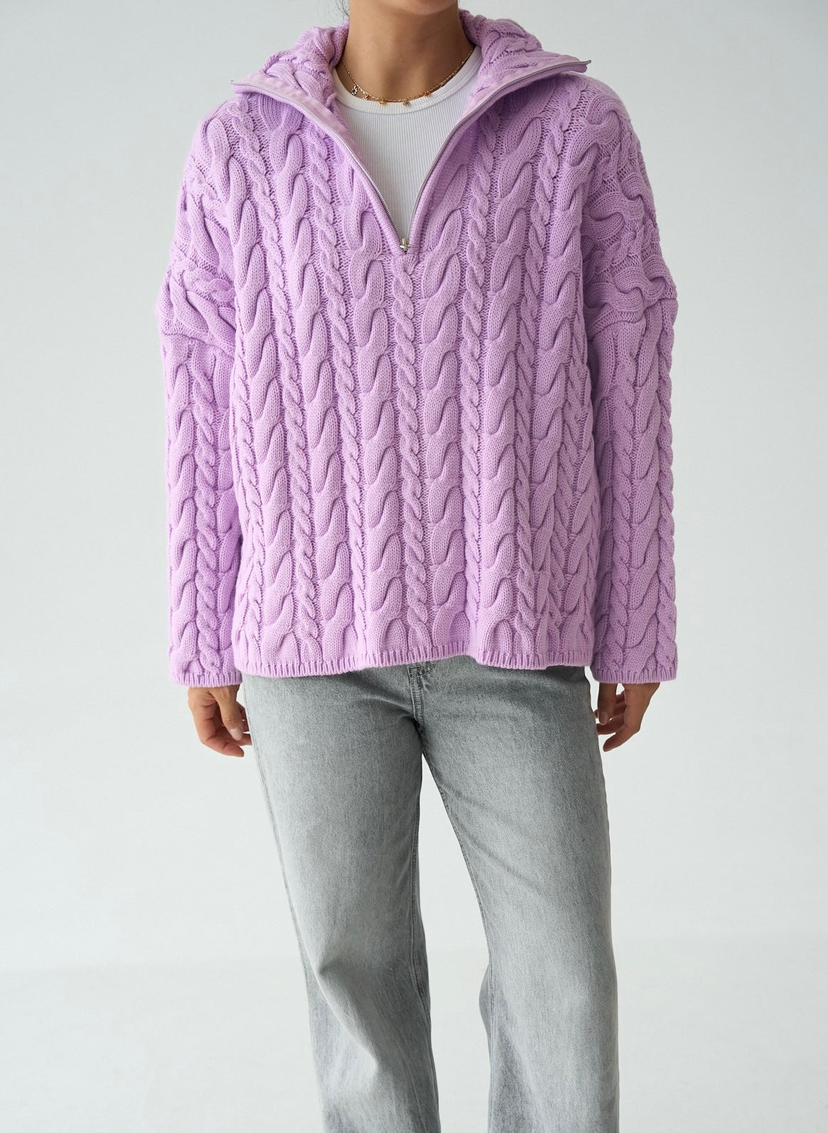 Lilac Purple Sweater