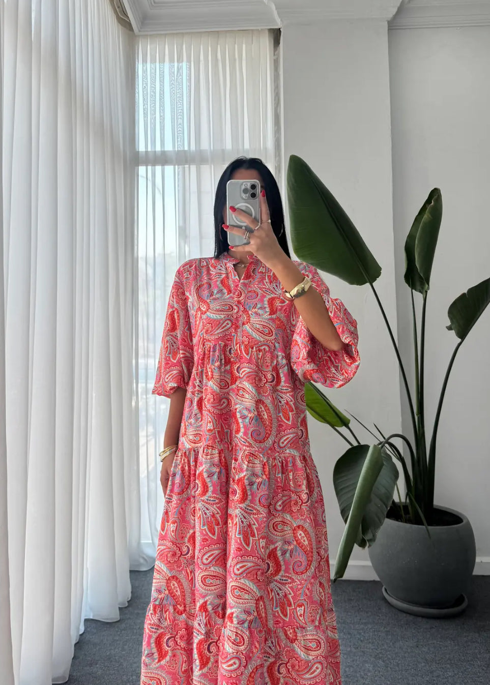 Boho Reddish Dress