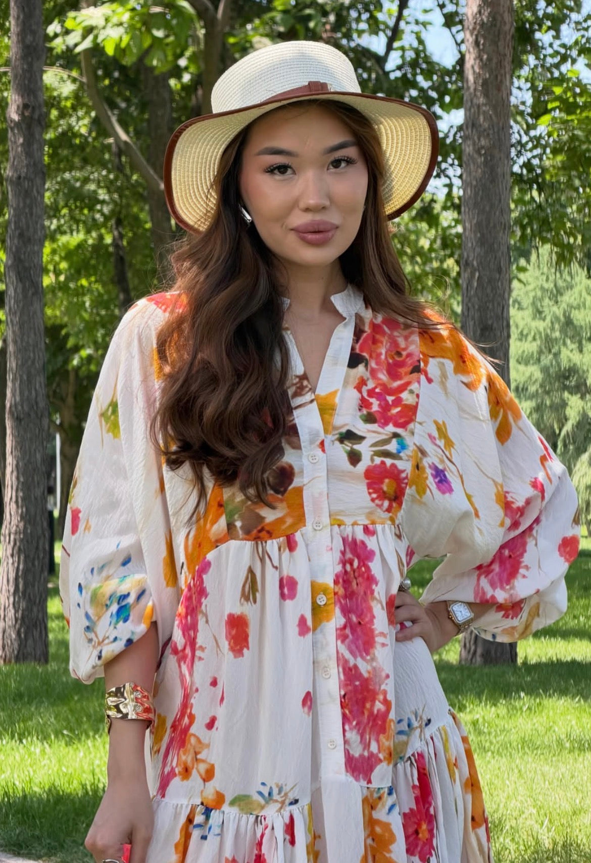 Flori White Dress