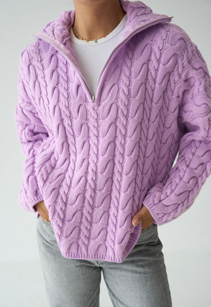 Lilac Purple Sweater