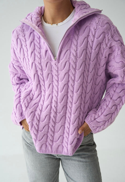 Lilac Purple Sweater