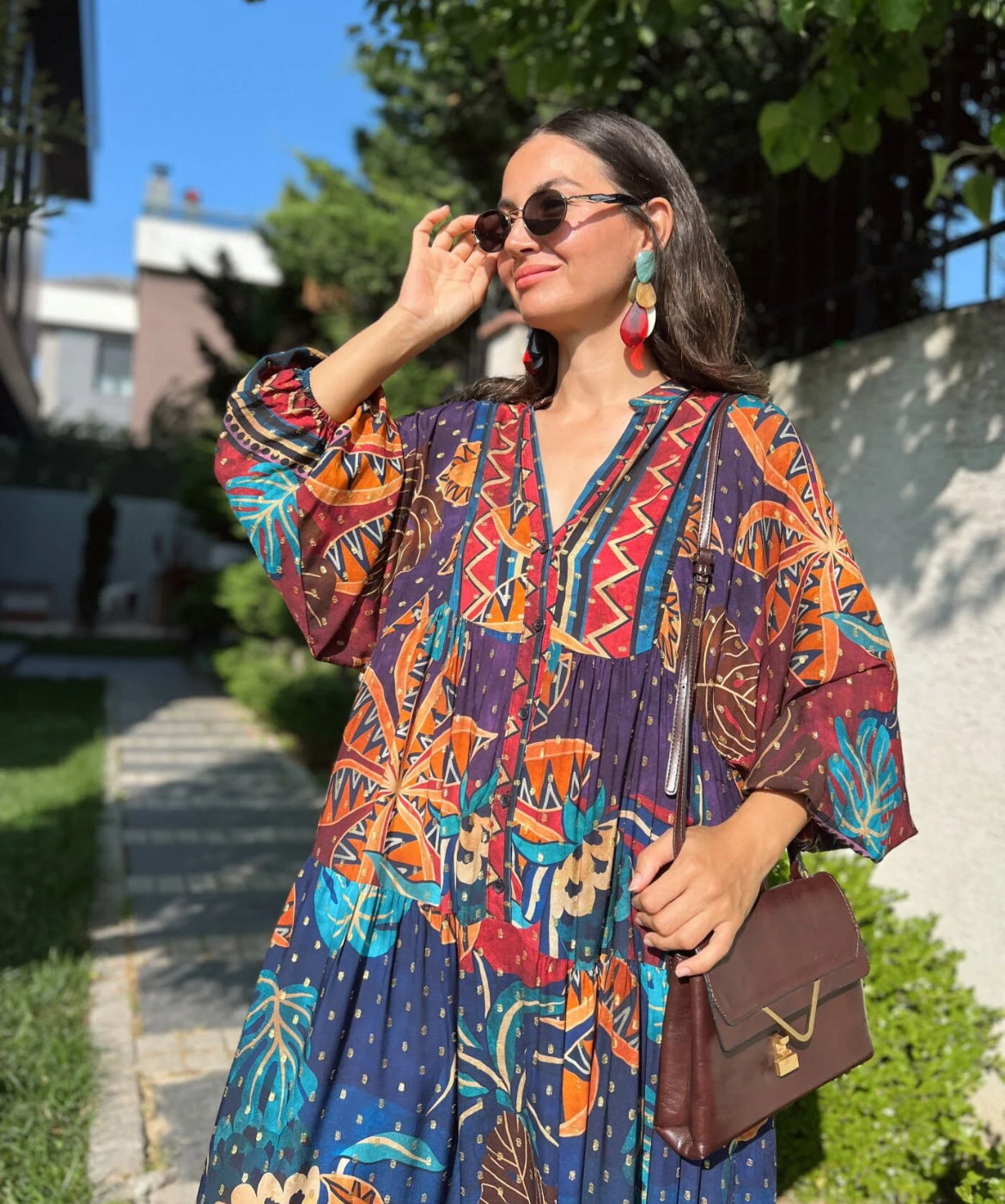 Bohemian Leafs Dress