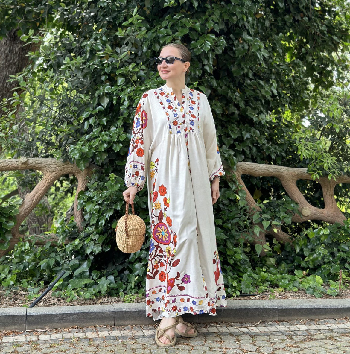 Off-white Blossom Dress