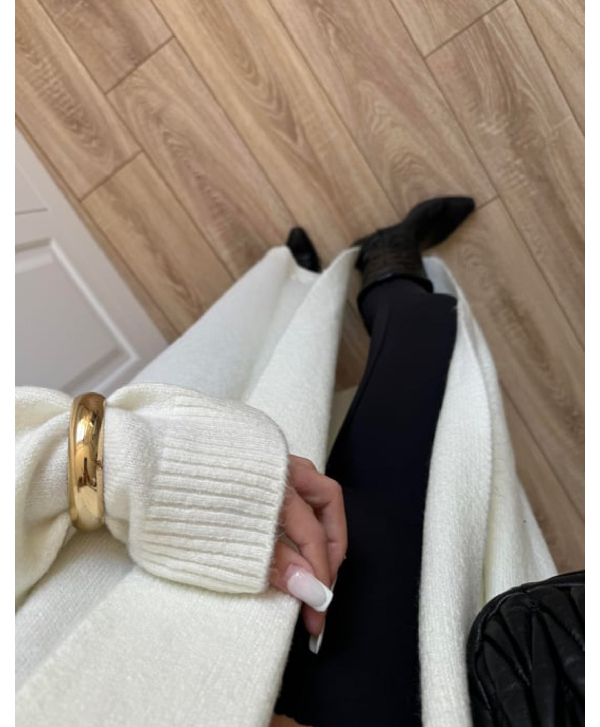 White Triko Cardigan