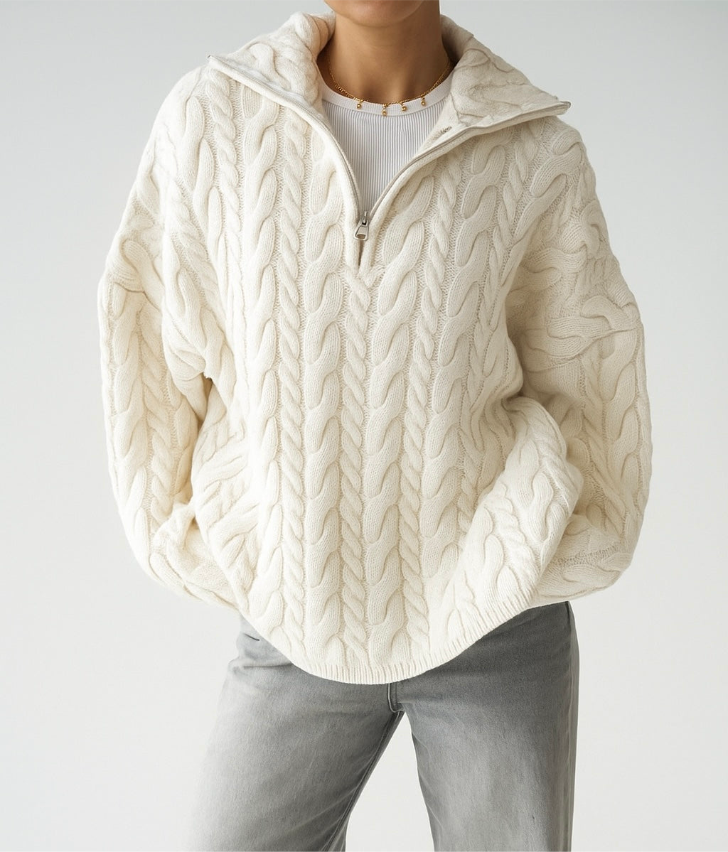 Off-white Zipper Sweater