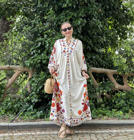 Off-white Blossom Dress