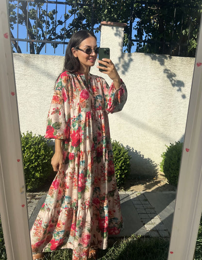Bright Floral Dress