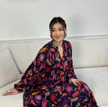 Black Printed Dress