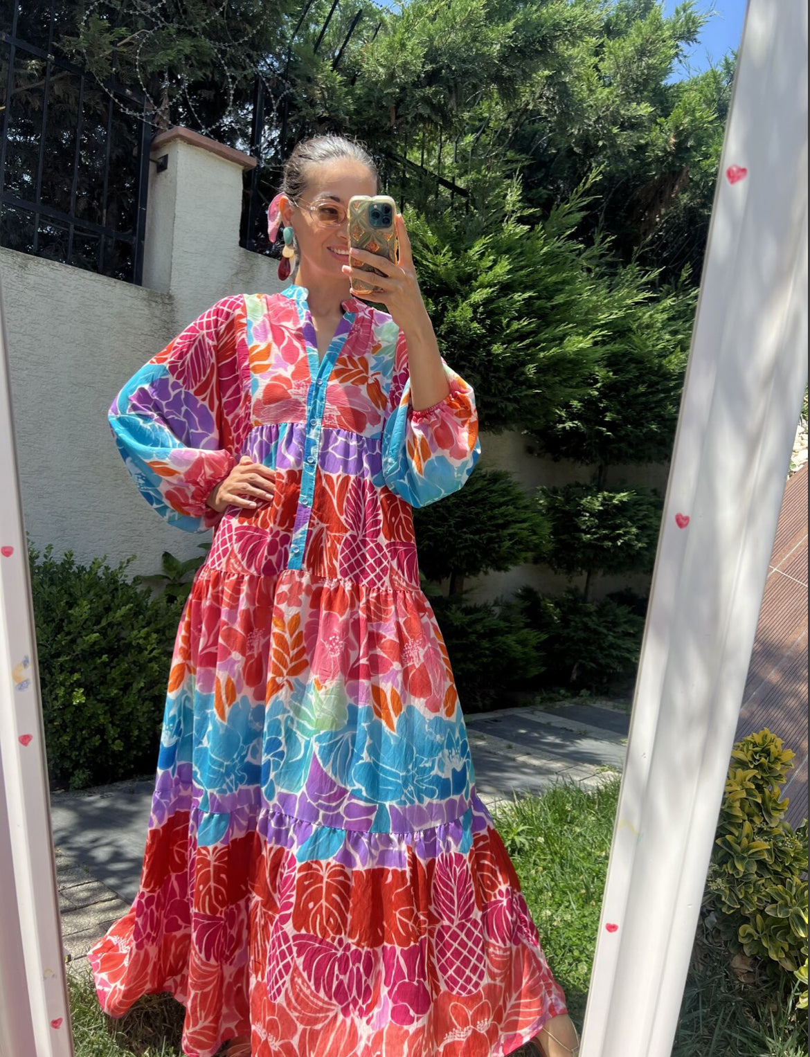 Color-block Boho Dress
