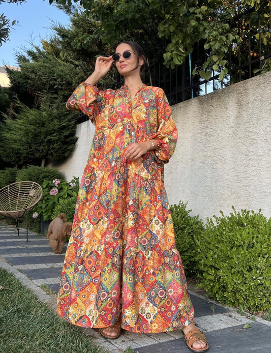 Boho pattern Dress
