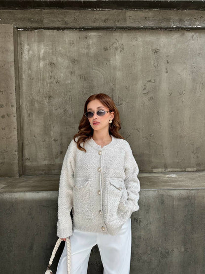 Chic Buttoned Cardigan
