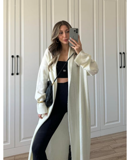 White Triko Cardigan
