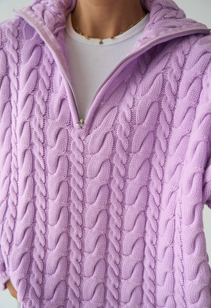Lilac Purple Sweater