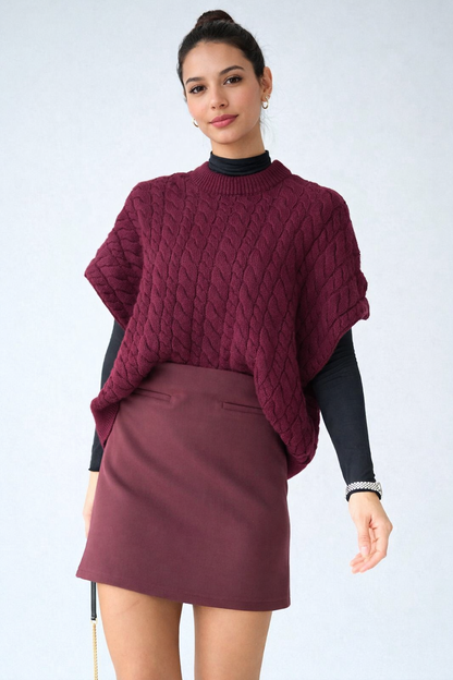 Burgundy Vest