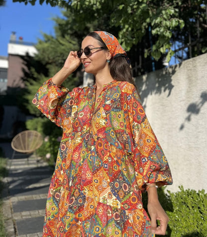 Boho pattern Dress