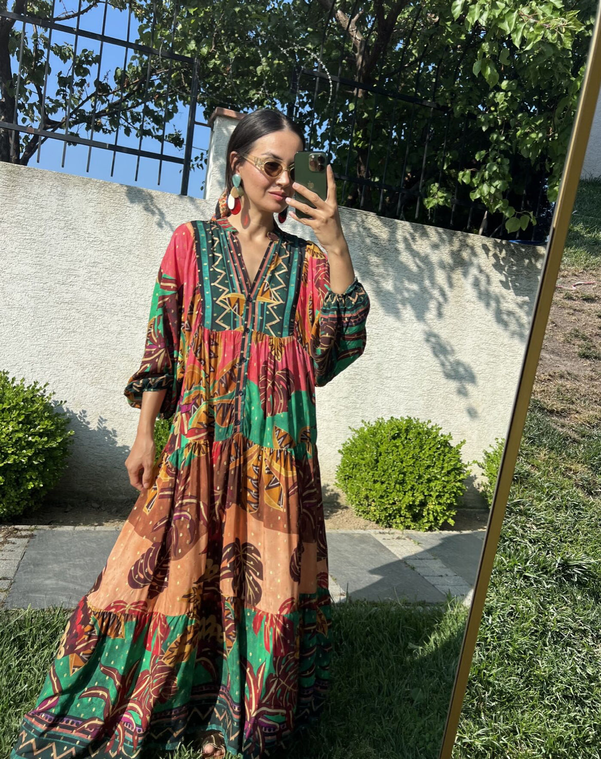 Bohemian Leafs Dress