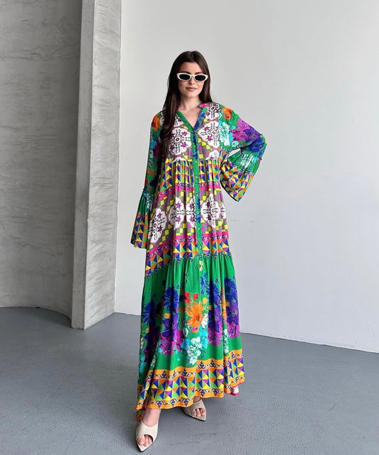 Multicolored Dress