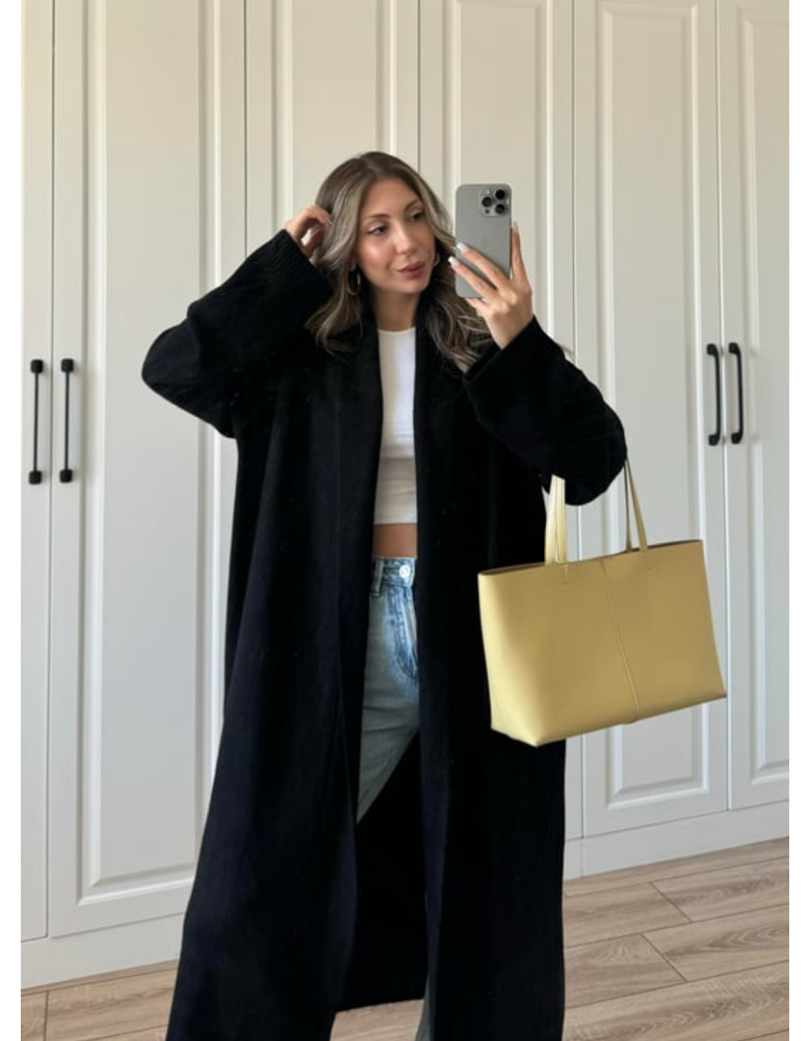 Black Triko Cardigan