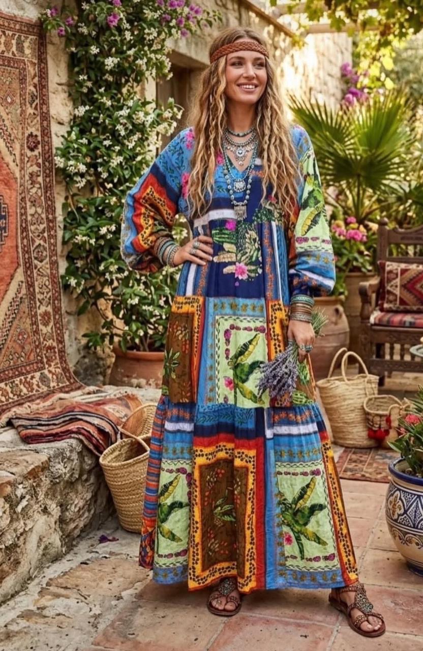 Bohemian Colorful Dress