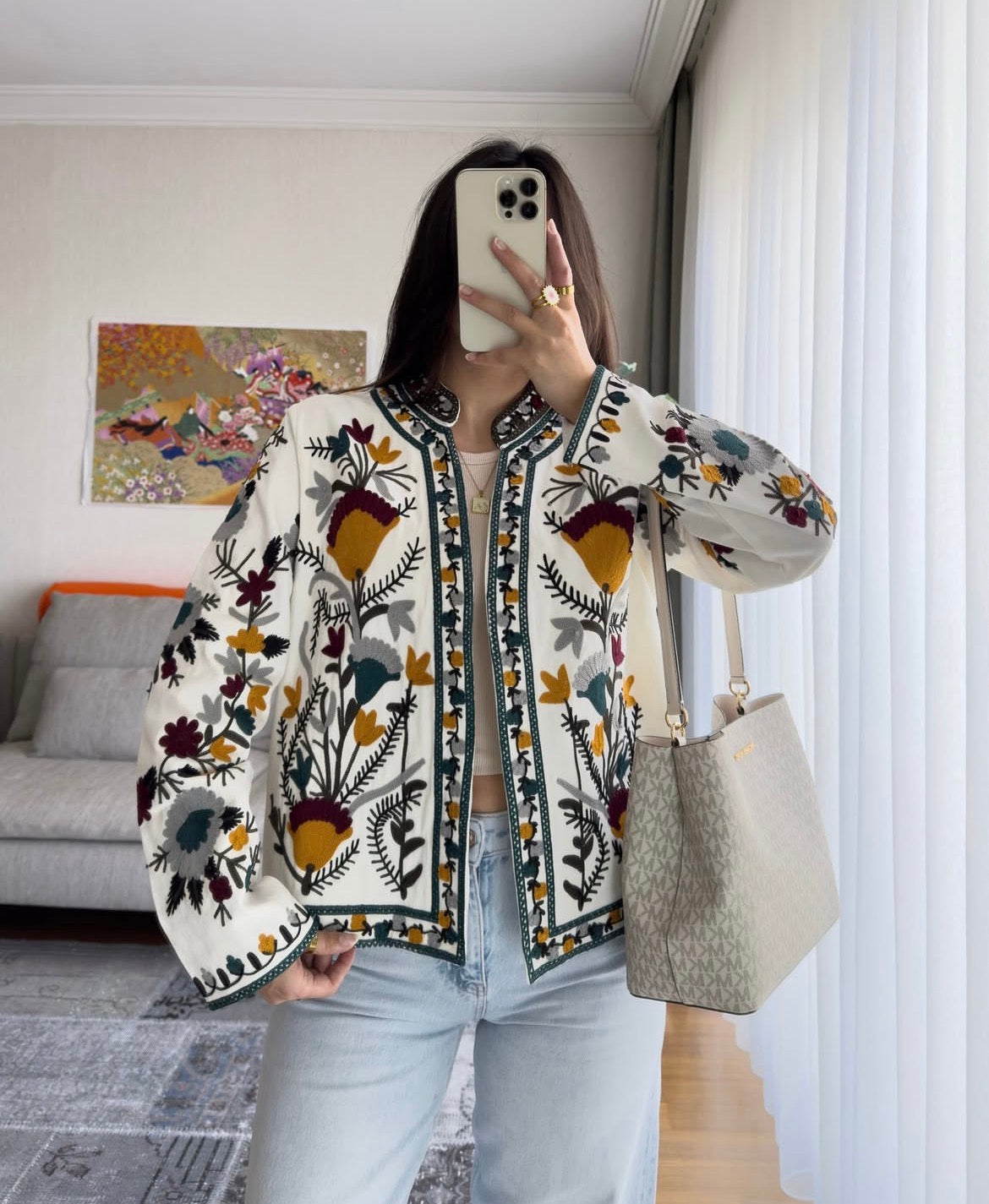 Colorful Printed Jacket