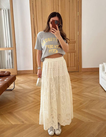 Creamy White Skirt