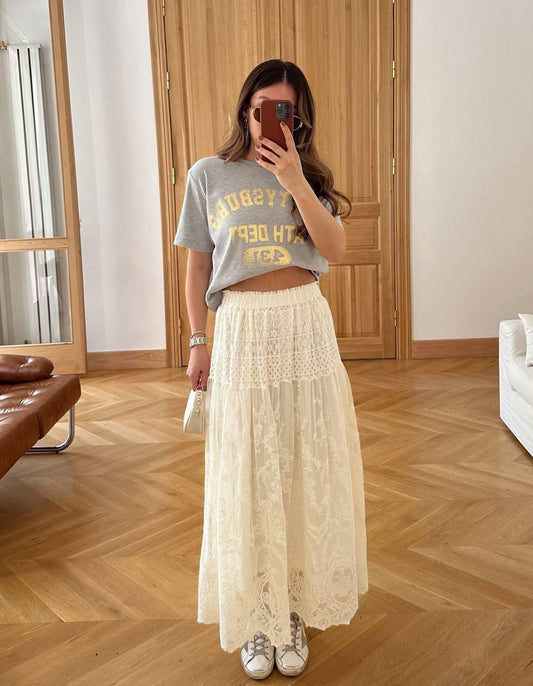 Creamy White Skirt