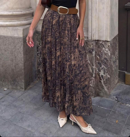 Brown Skirt (with Belt)