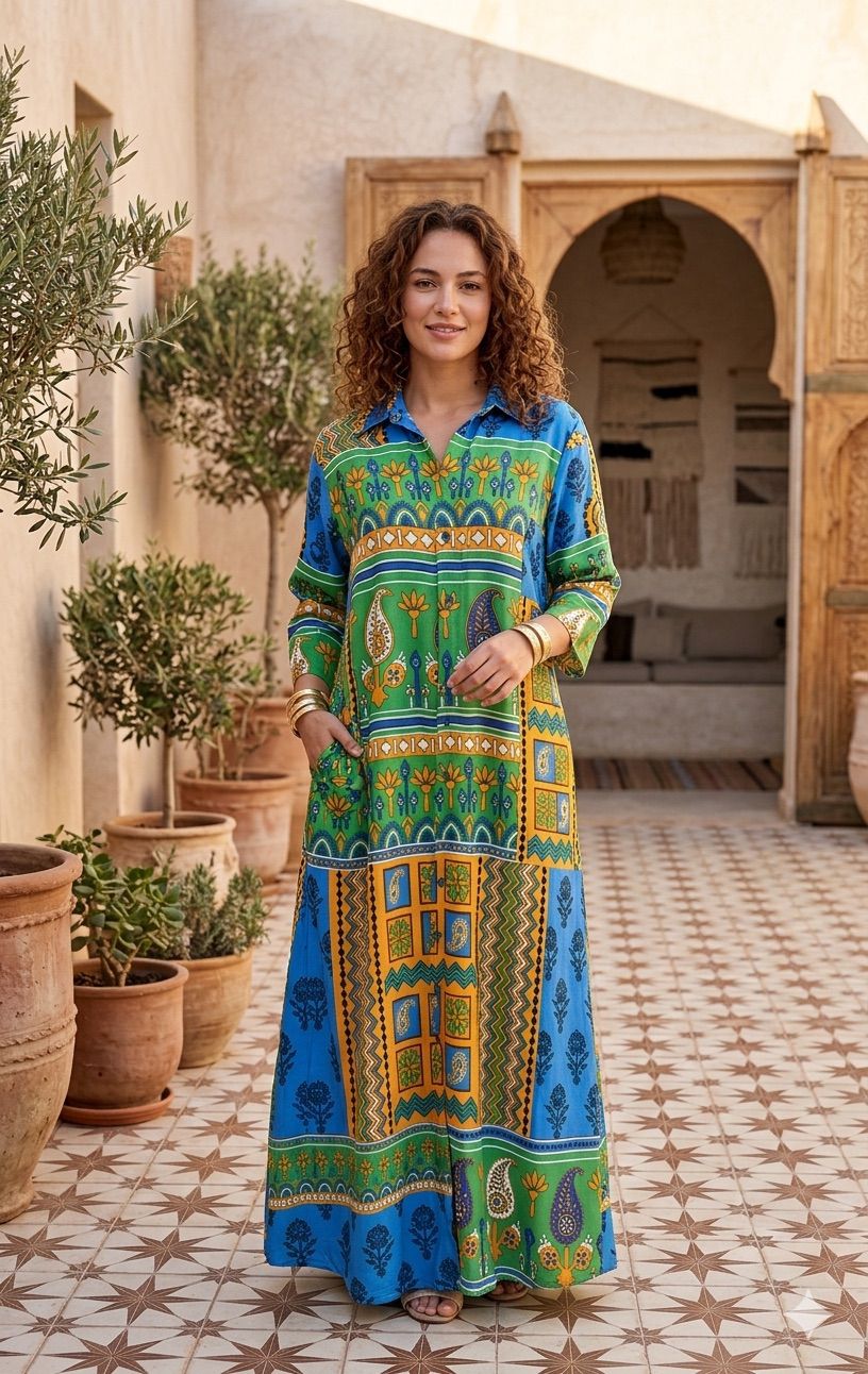 Polard Bohemian Shirt Dress