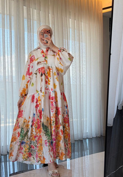 Flori White Dress