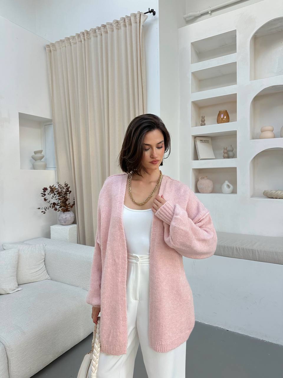 Pink Cardigan