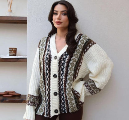 Patterned Cardigan