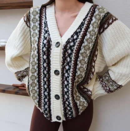 Patterned Cardigan