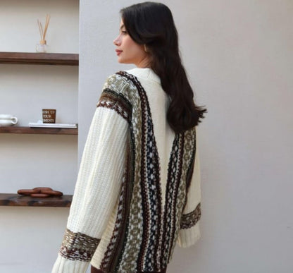 Patterned Cardigan
