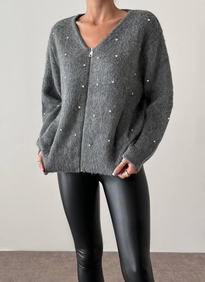 Grey Cardigan