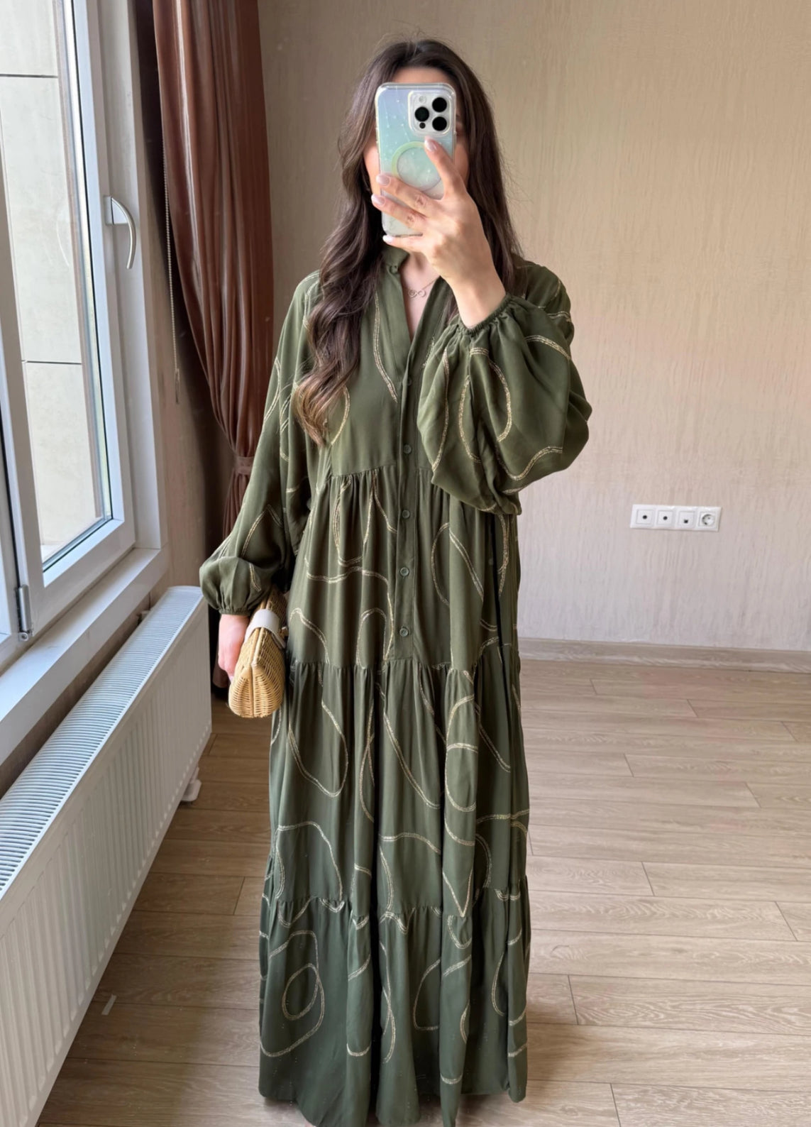 Olive Green Dress