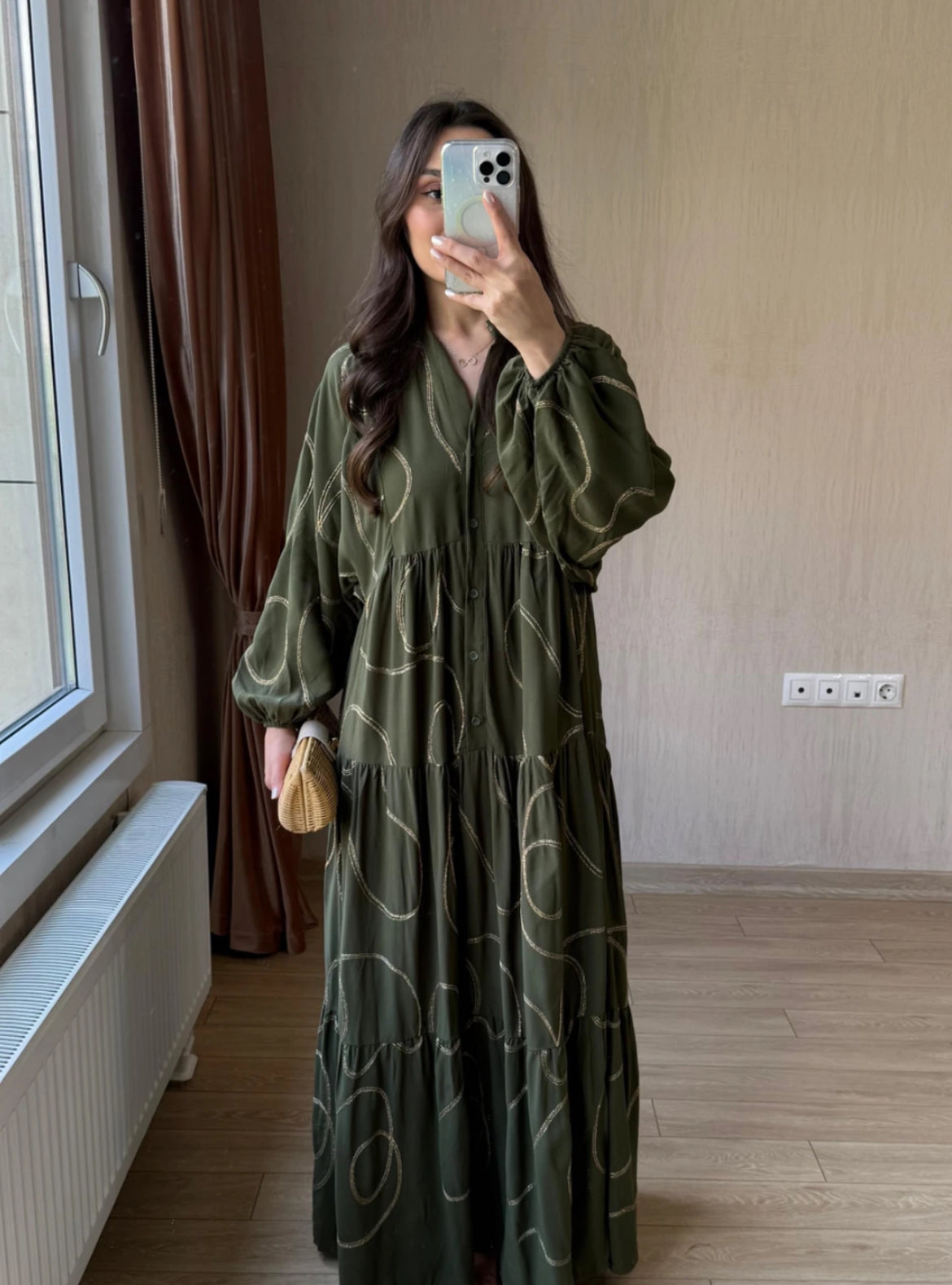 Olive Green Dress