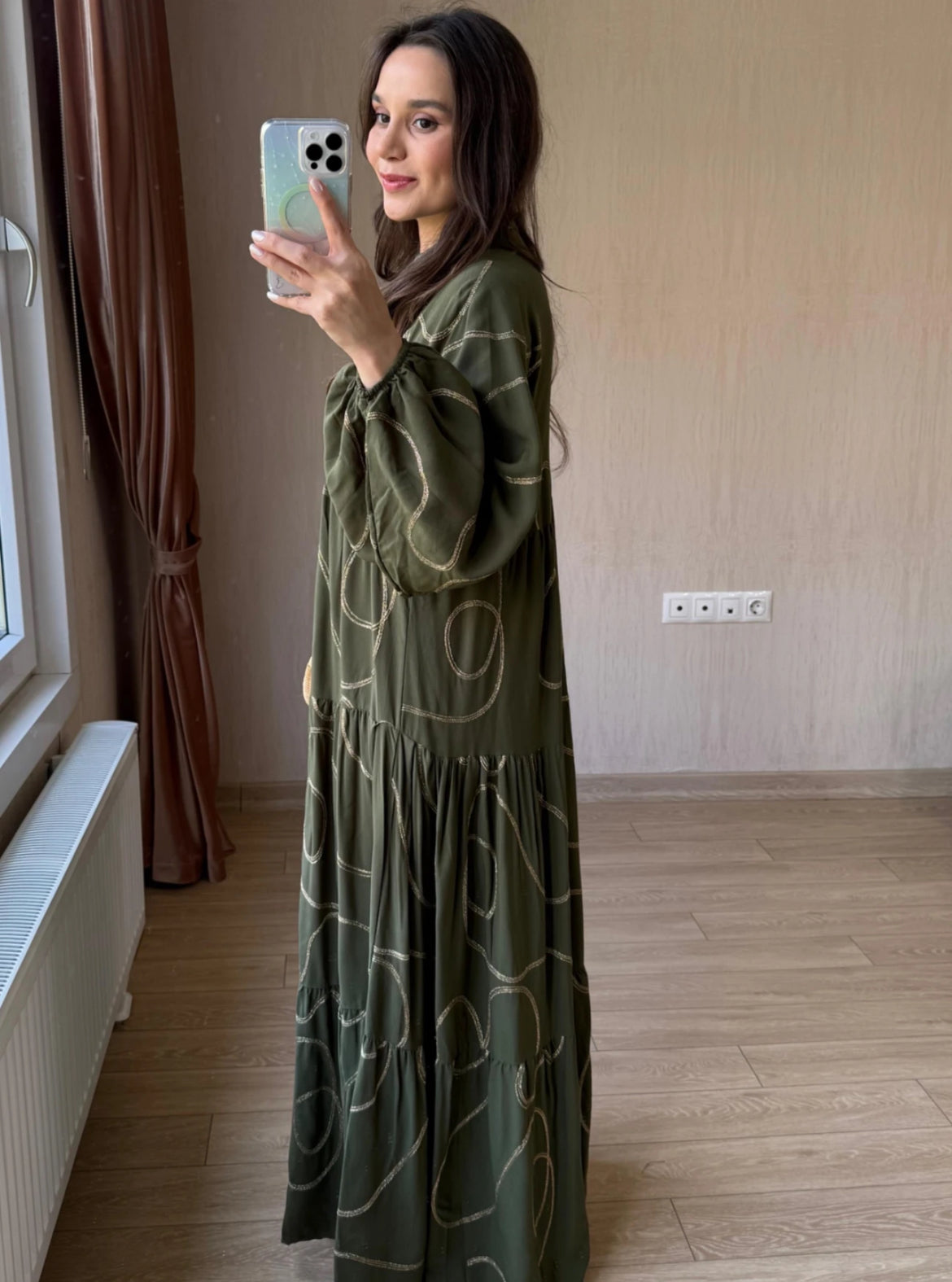 Olive Green Dress