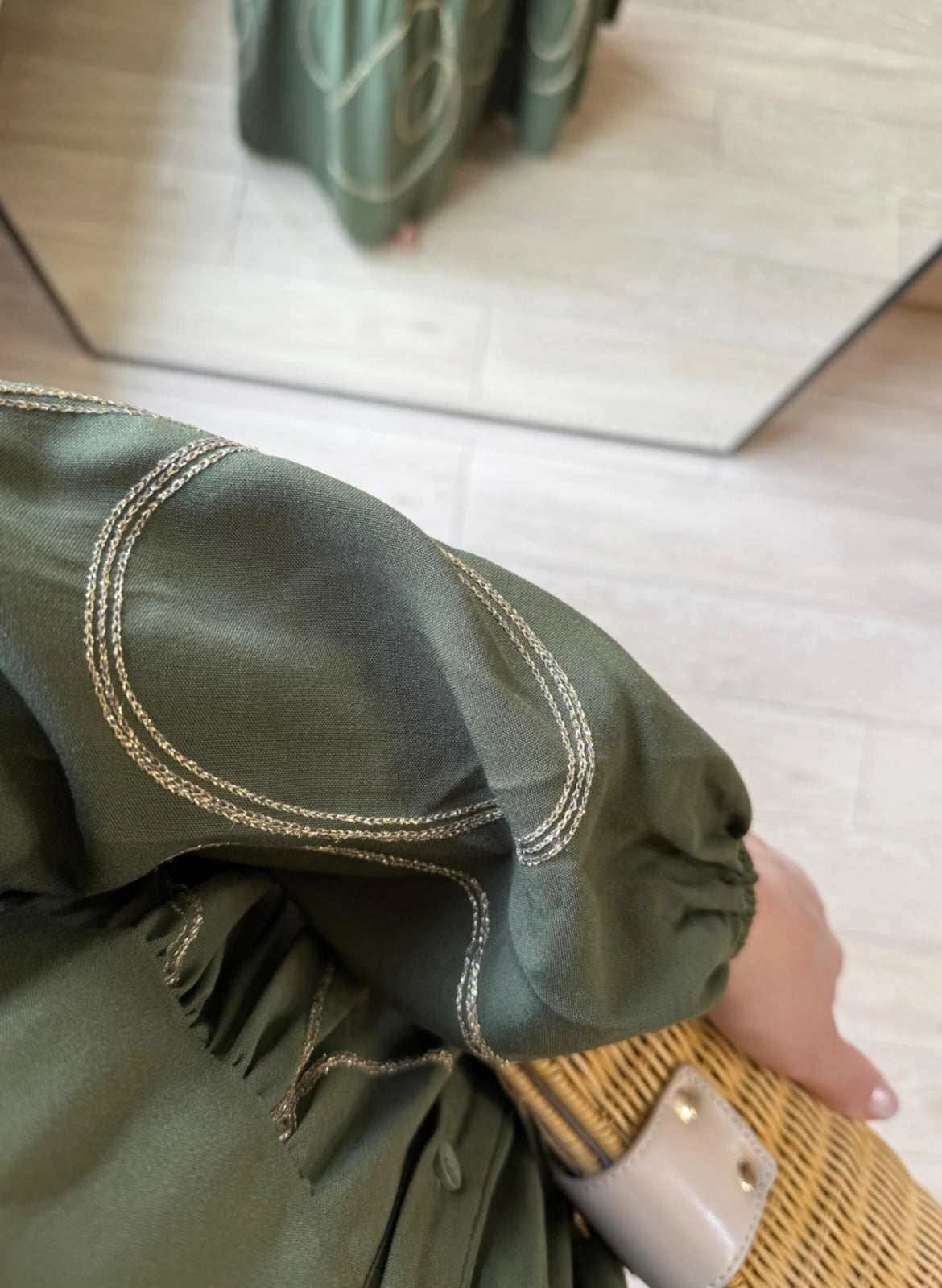 Olive Green Dress