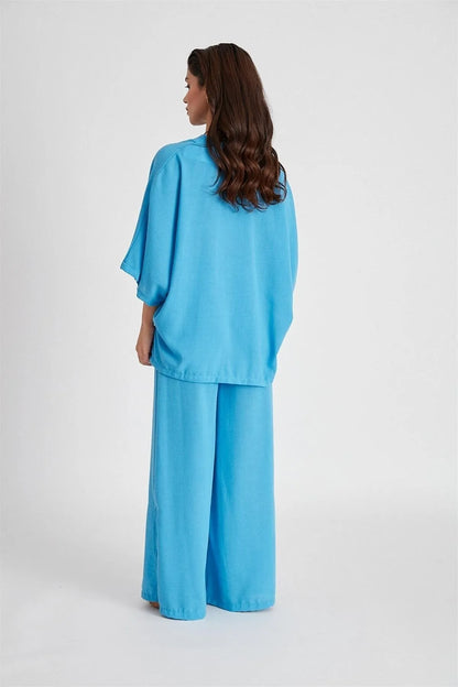 Cotton Slit Set - Blue