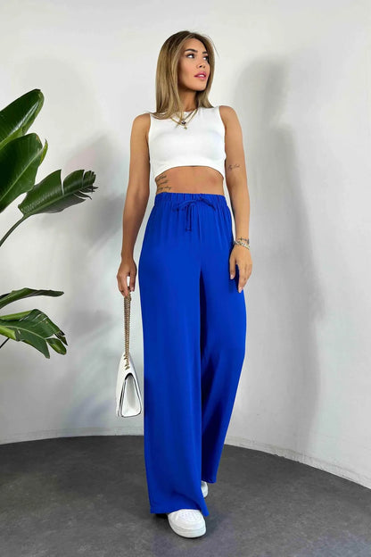 Royal Blue Summer Pants
