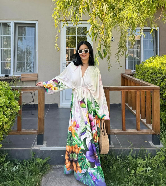 Floral Belted Dress