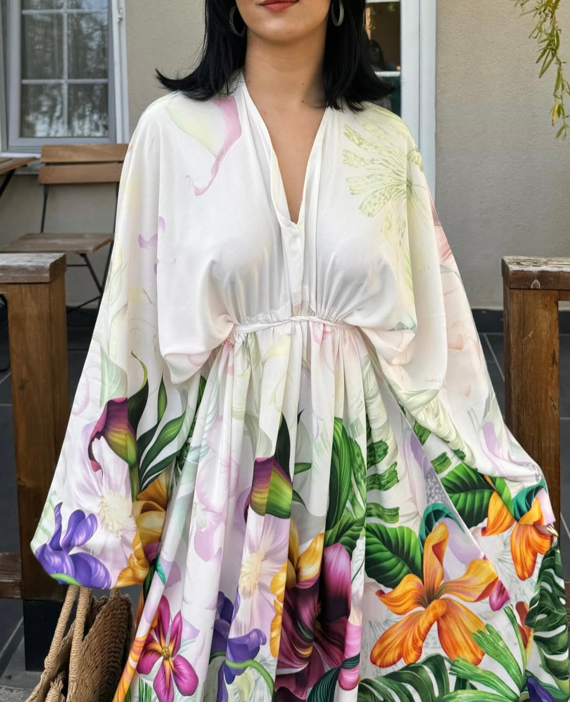 Floral Belted Dress