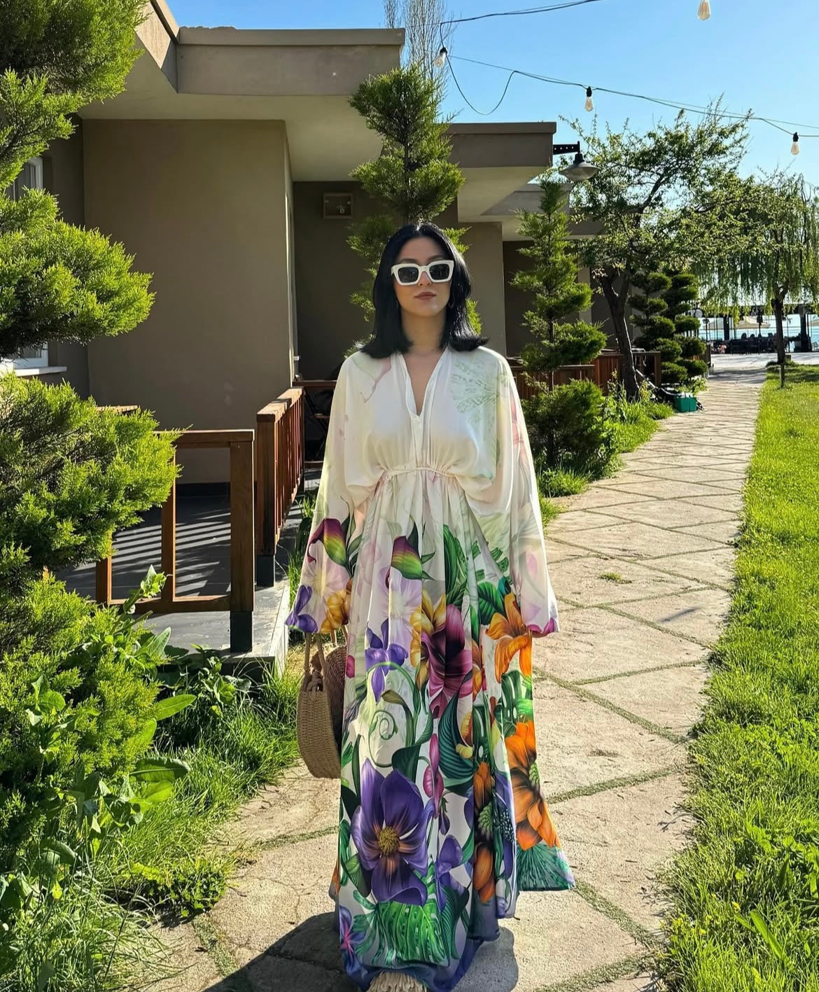 Floral Belted Dress