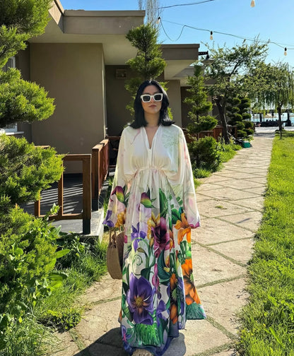 Floral Belted Dress