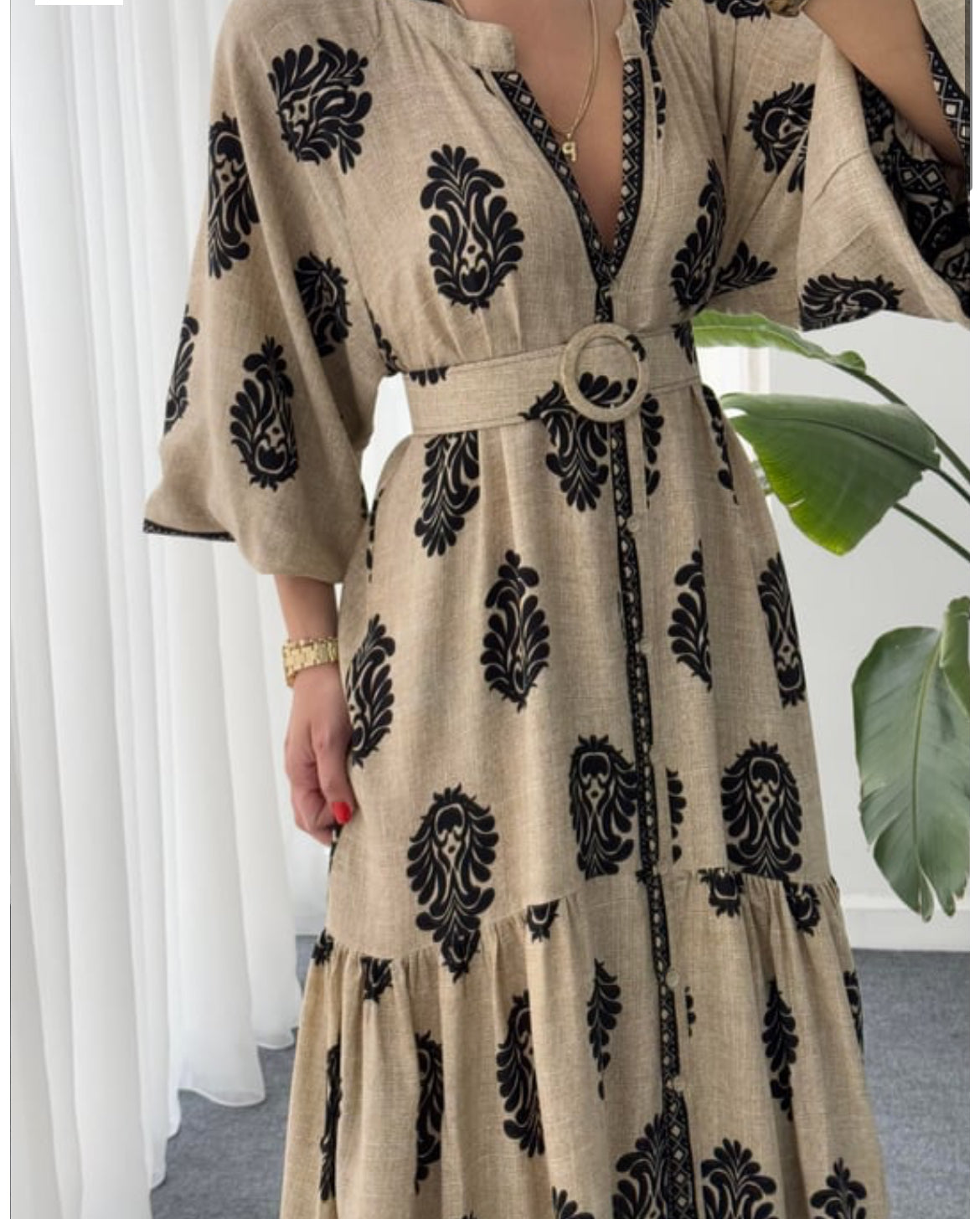 Belted Shirt Dress