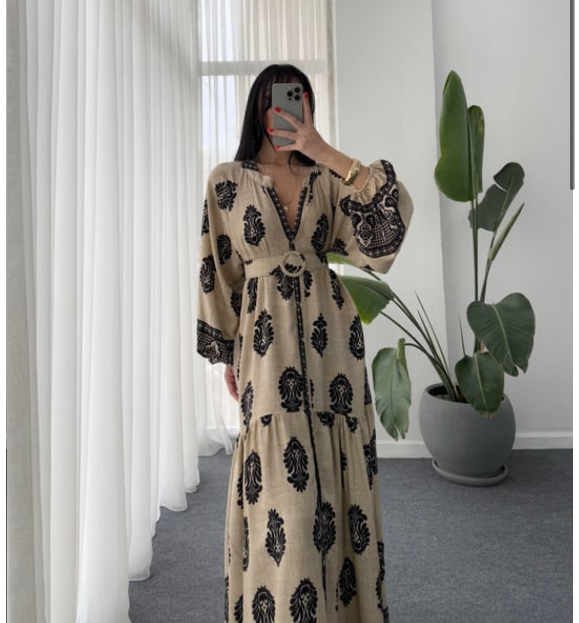Belted Shirt Dress