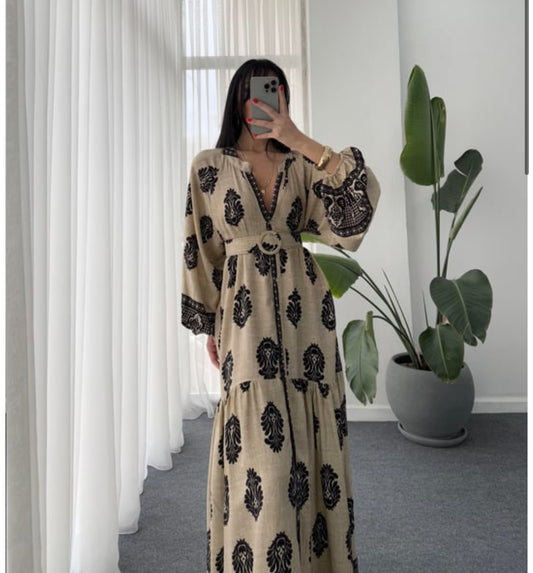 Belted Shirt Dress