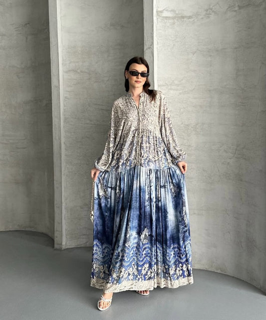 Ice Blue Shade Dress