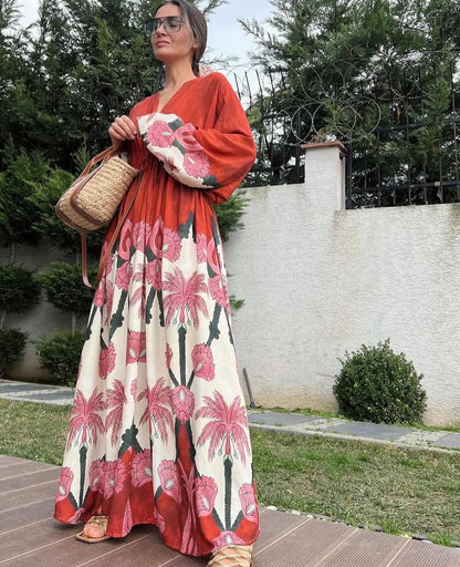 Bohemian Floral Dress